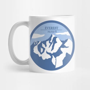 Mount Everest Altitude Mug